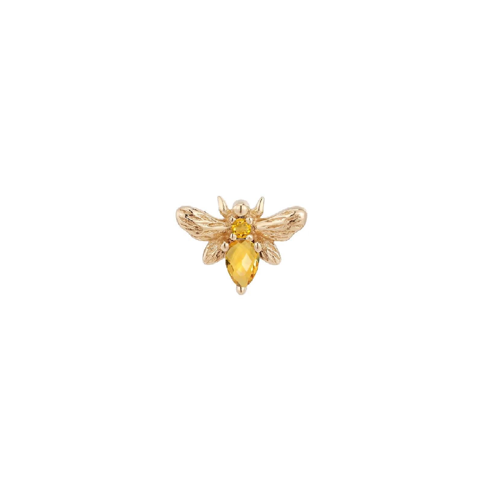 Buddha | 14k gold | Bee Chic | Citrine