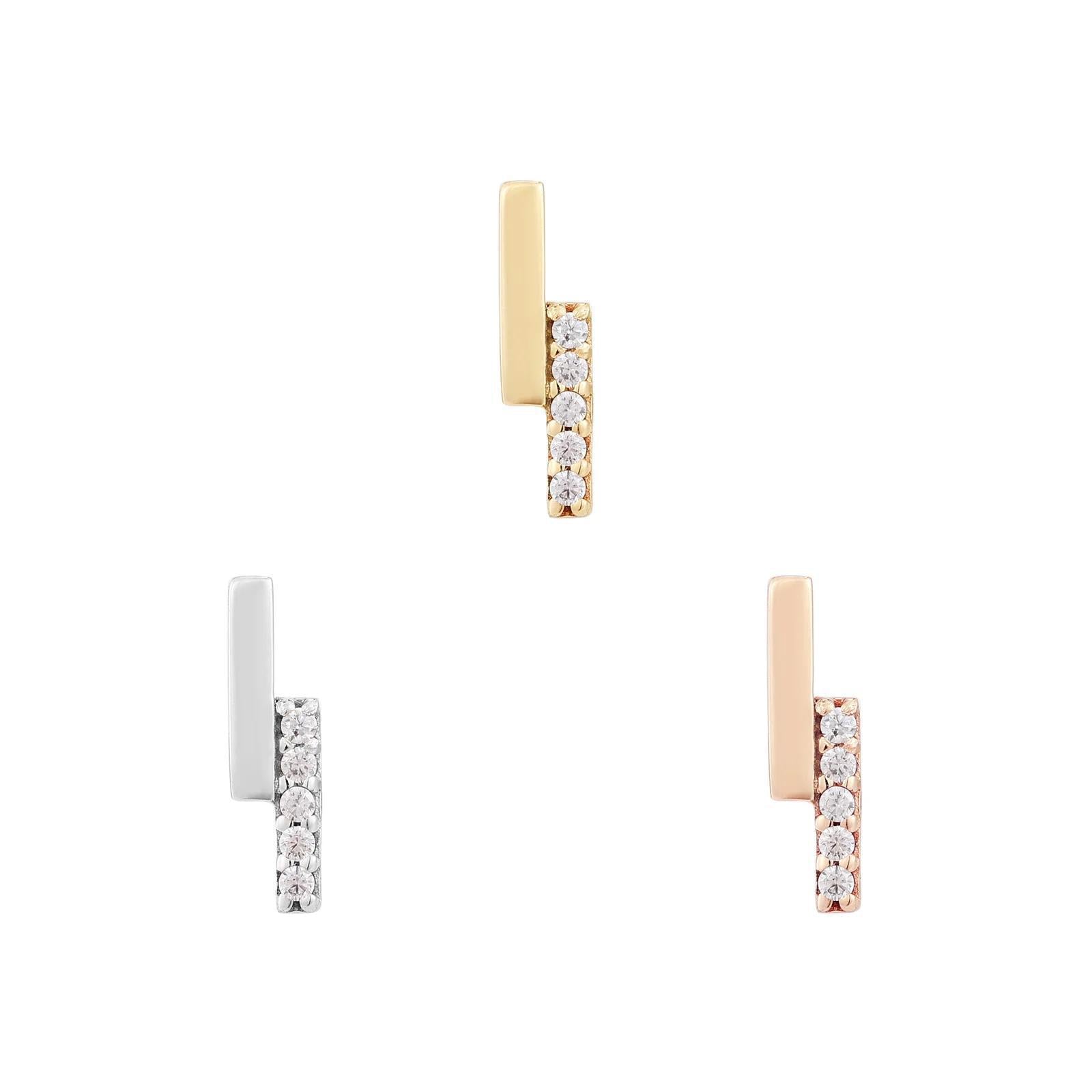 Buddha | 14k gold | Encore | Clear CZ