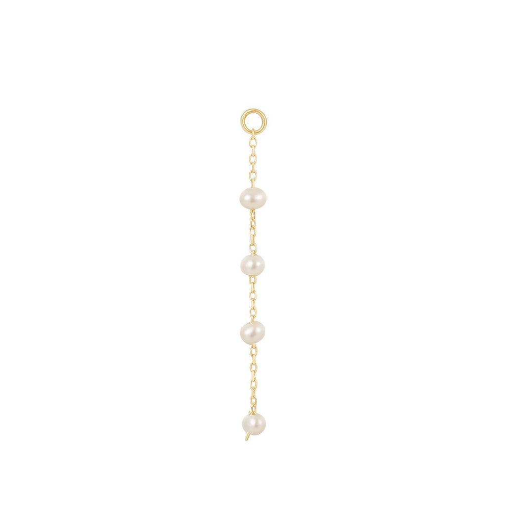Buddha | 14k gold | 4 Bead Pearl Charm | Freshwater Pearl