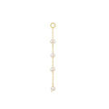 Buddha | 14k gold | 4 Bead Pearl Charm | Freshwater Pearl