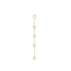 Buddha | 14k gold | 4 Bead Pearl Charm | Freshwater Pearl