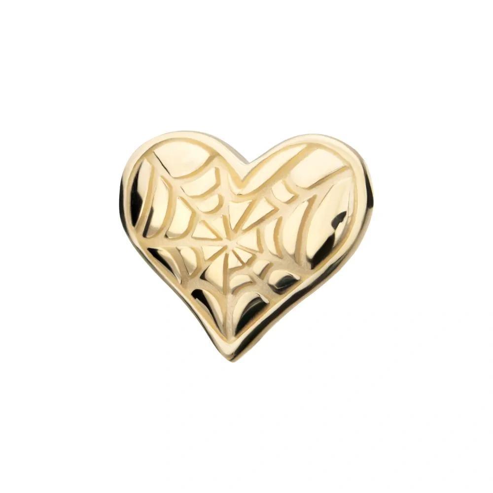 Invictus | 14k gold | Spiderweb Heart