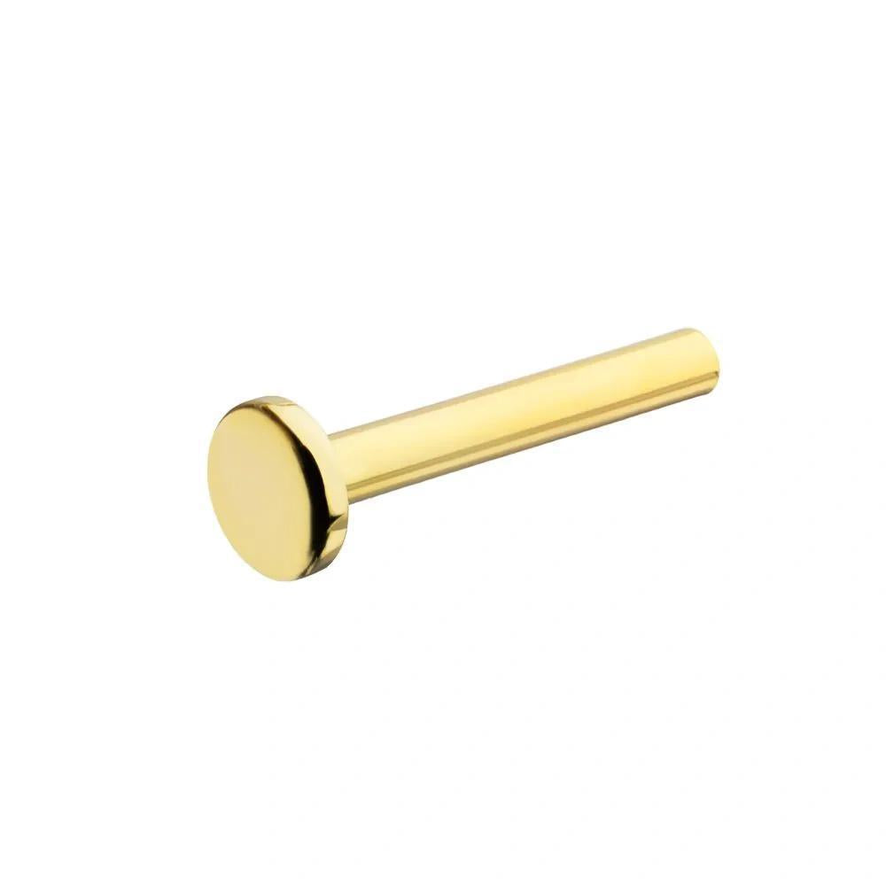 Invictus | 14k gold | Internally Threaded Labret Base