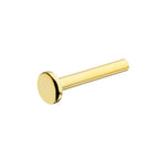 Invictus | 14k gold | Internally Threaded Labret Base