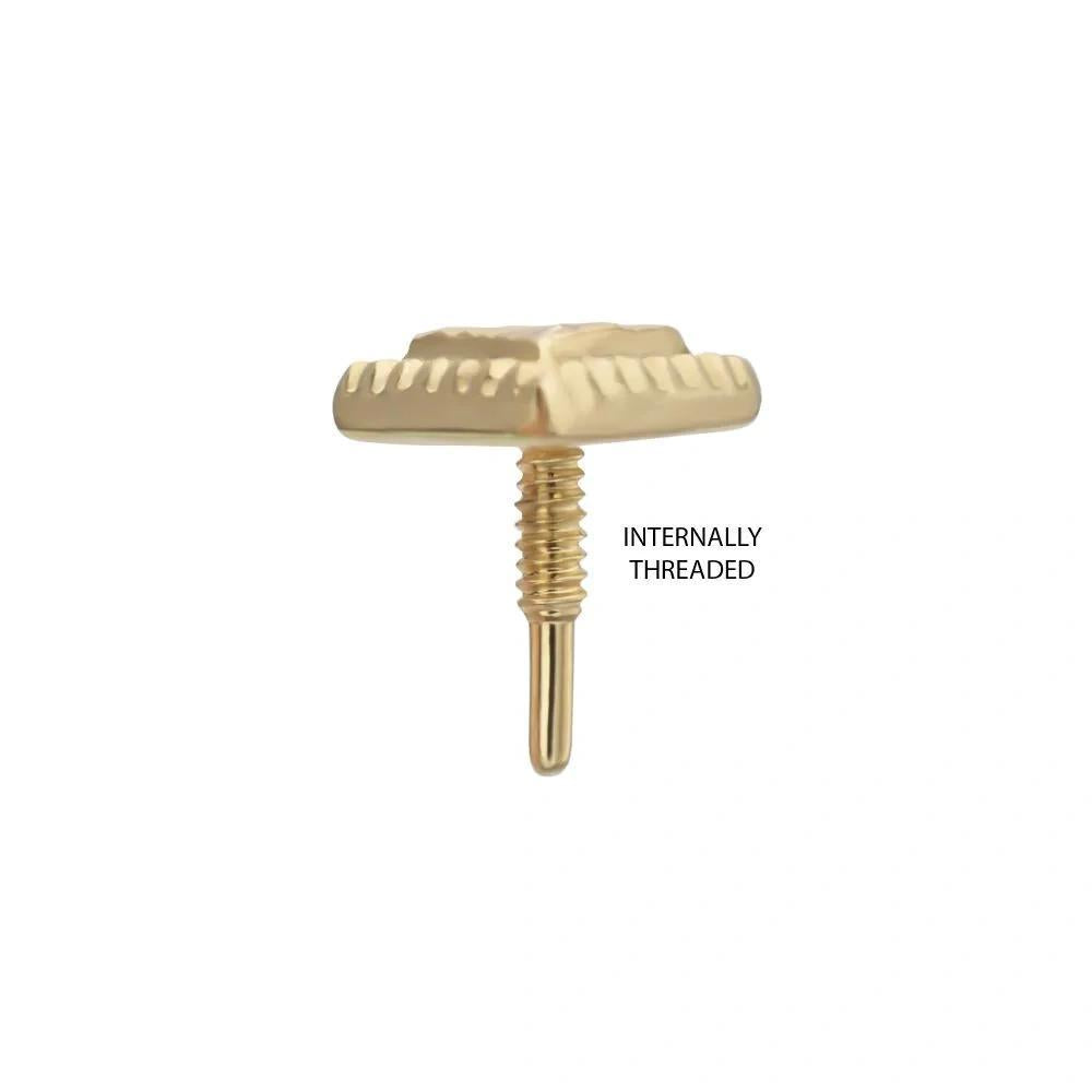 Invictus | 14k gold | Corrugated Triangle