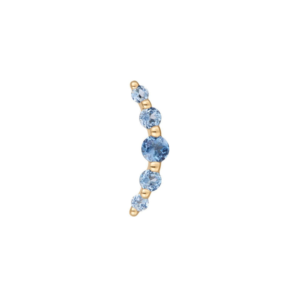 Buddha | 14k gold | Eternal | London Blue Topaz