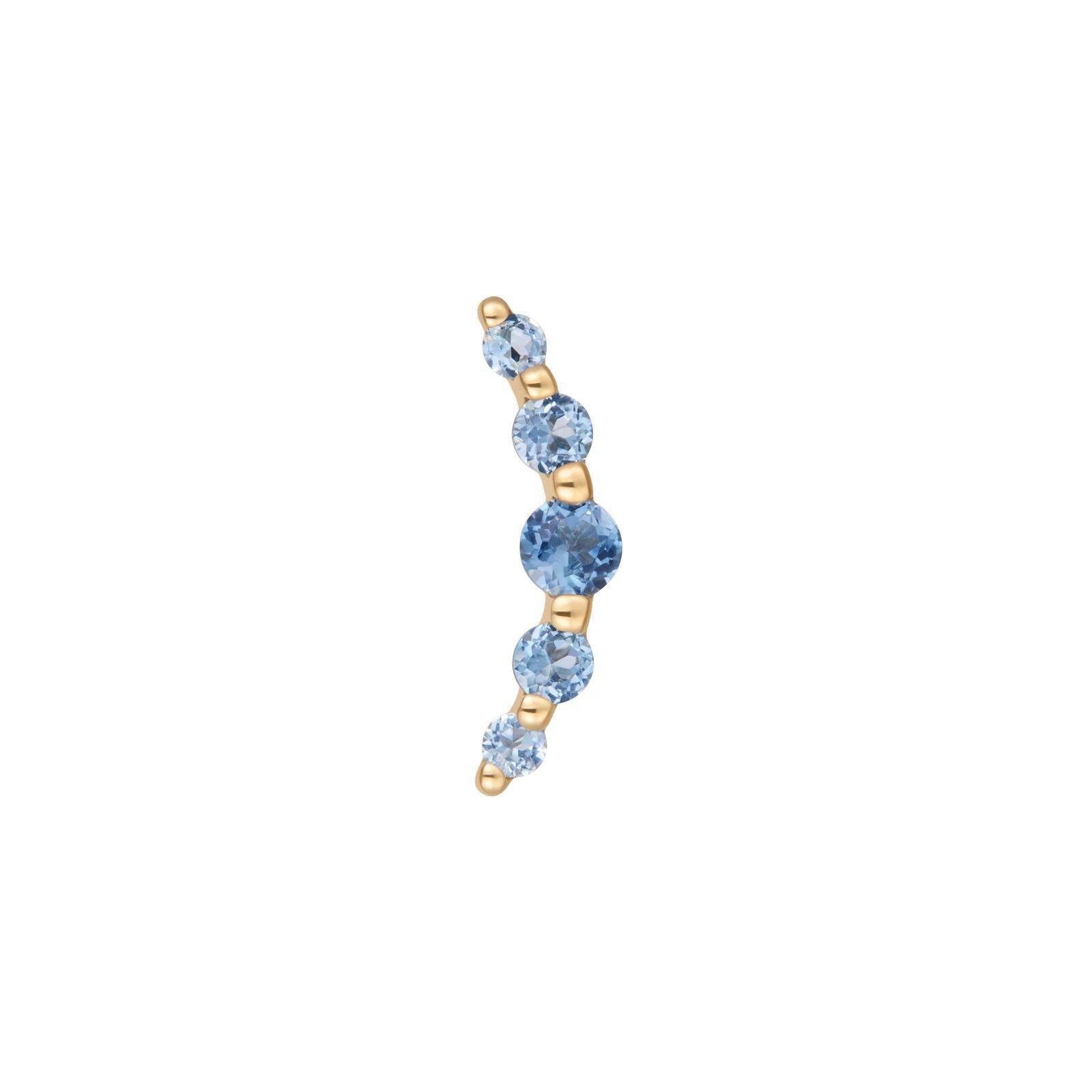 Buddha | 14k gold | Eternal | London Blue Topaz