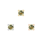 Buddha | 14k gold | Prong | Peridot