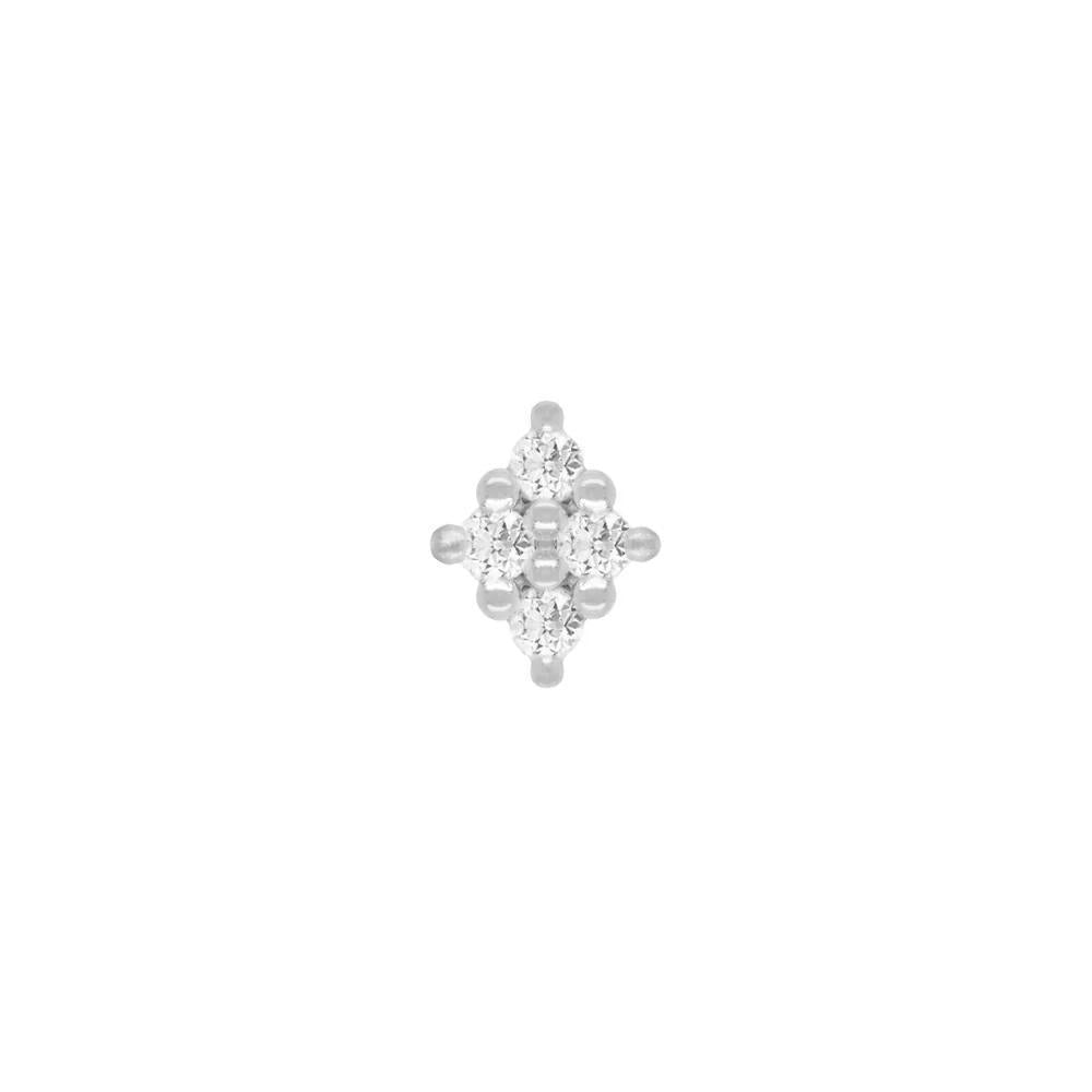 Buddha | 14k gold | Belle | White Diamond