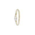Buddha | 14k gold | Zuri Seam Ring | Swarovski Crystal CZ
