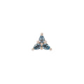 Buddha | 14k gold | 3 Little Pears | London Blue Topaz