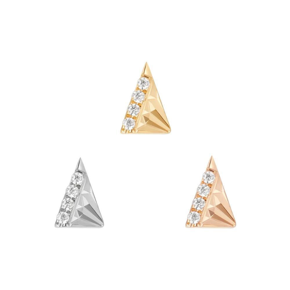 Buddha | 14k gold | Highlight | Clear CZ