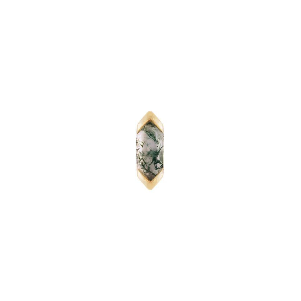 Buddha | 14k gold | Mystic | Moss Agate