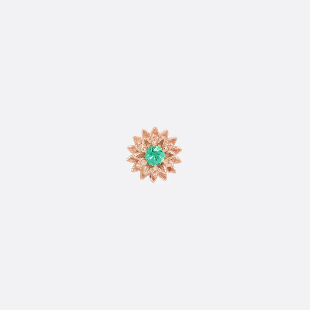 Tether | 14k gold | Dahlia | Emerald