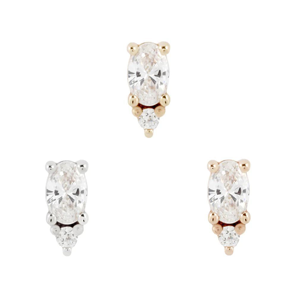 Buddha | 14k gold | Desden | Swarovski Crystal CZ