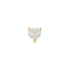 Buddha | 14k gold | Heart | Rainbow Moonstone