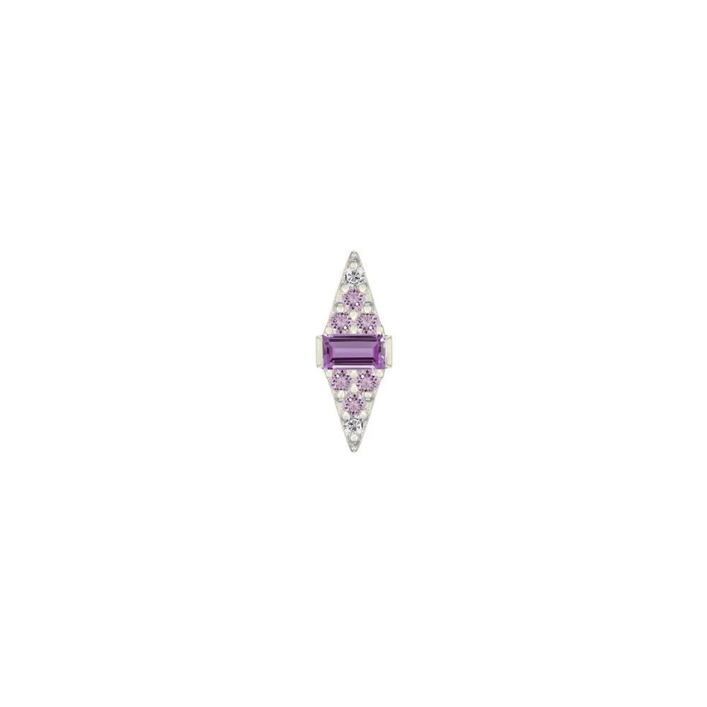 Buddha | 14k gold | Electric Feel | Amethyst Ombré