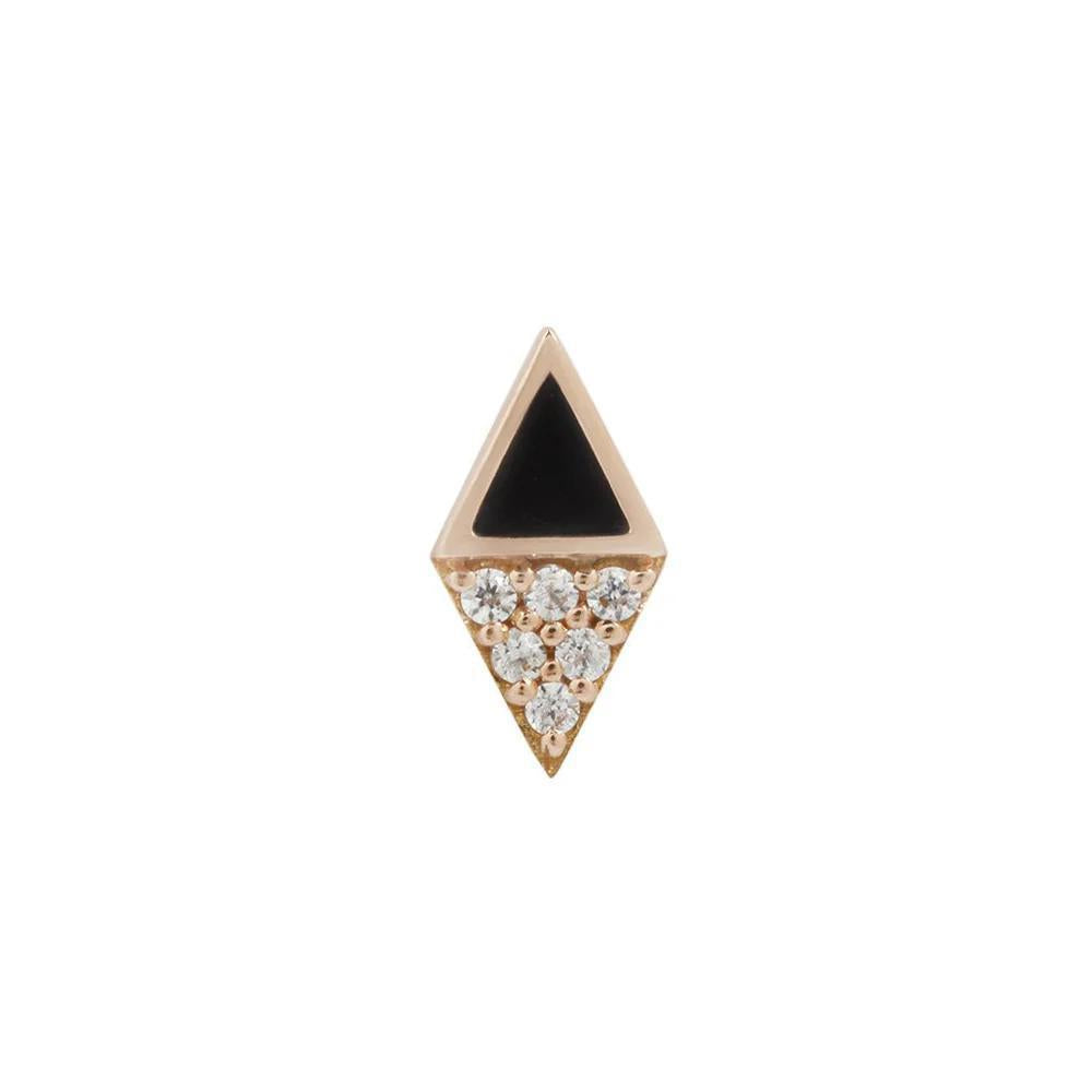 Buddha | 14k gold | Almost Famous | Black Spinel + CZ