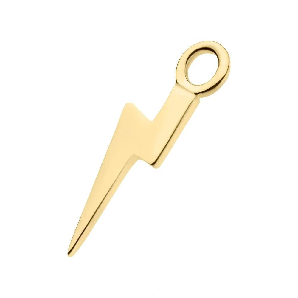 Invictus | 14k gold | Lightning Bolt Charm