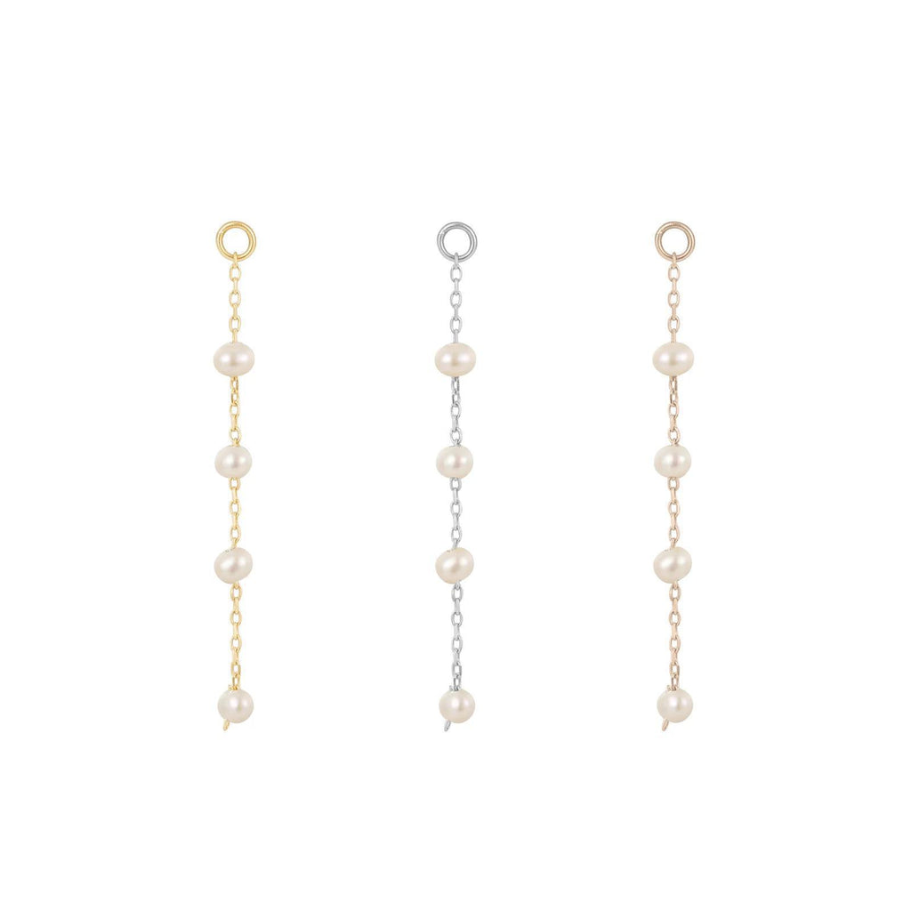 Buddha | 14k gold | 4 Bead Pearl Charm | Freshwater Pearl