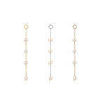 Buddha | 14k gold | 4 Bead Pearl Charm | Freshwater Pearl