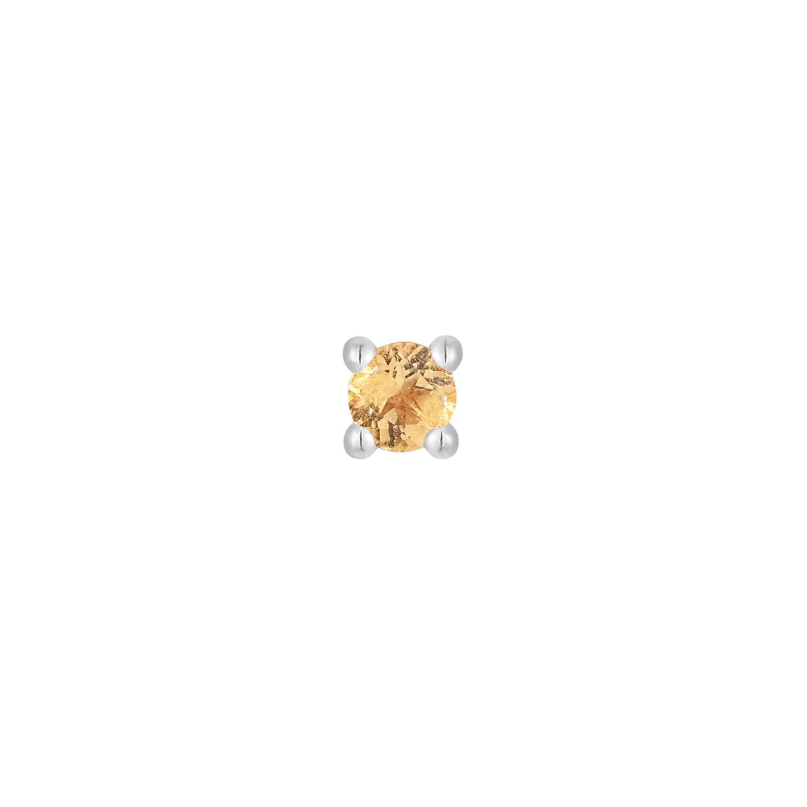 Buddha | 14k gold | Prong | Citrine