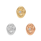 Buddha | 14k gold | Lover | Clear CZ