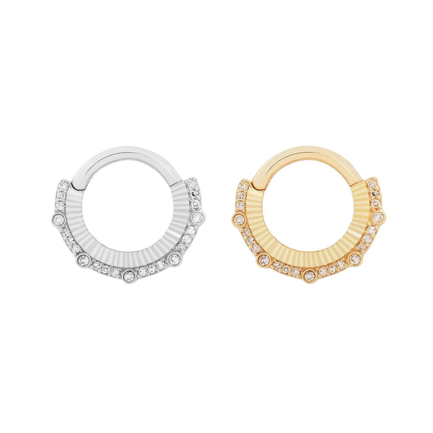 Buddha | 14k gold | Awaken | White Diamond