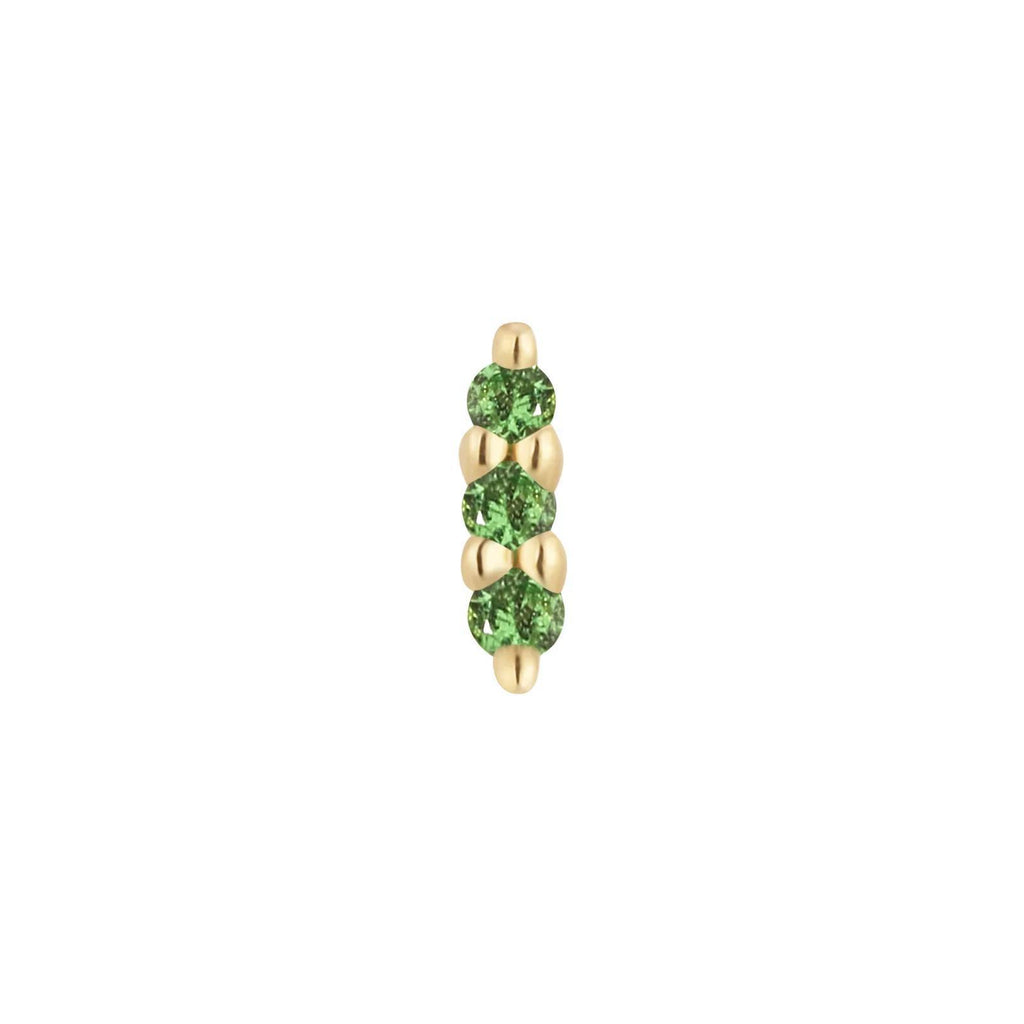 Buddha | 14k gold | Mishka 3 | Tsavorite