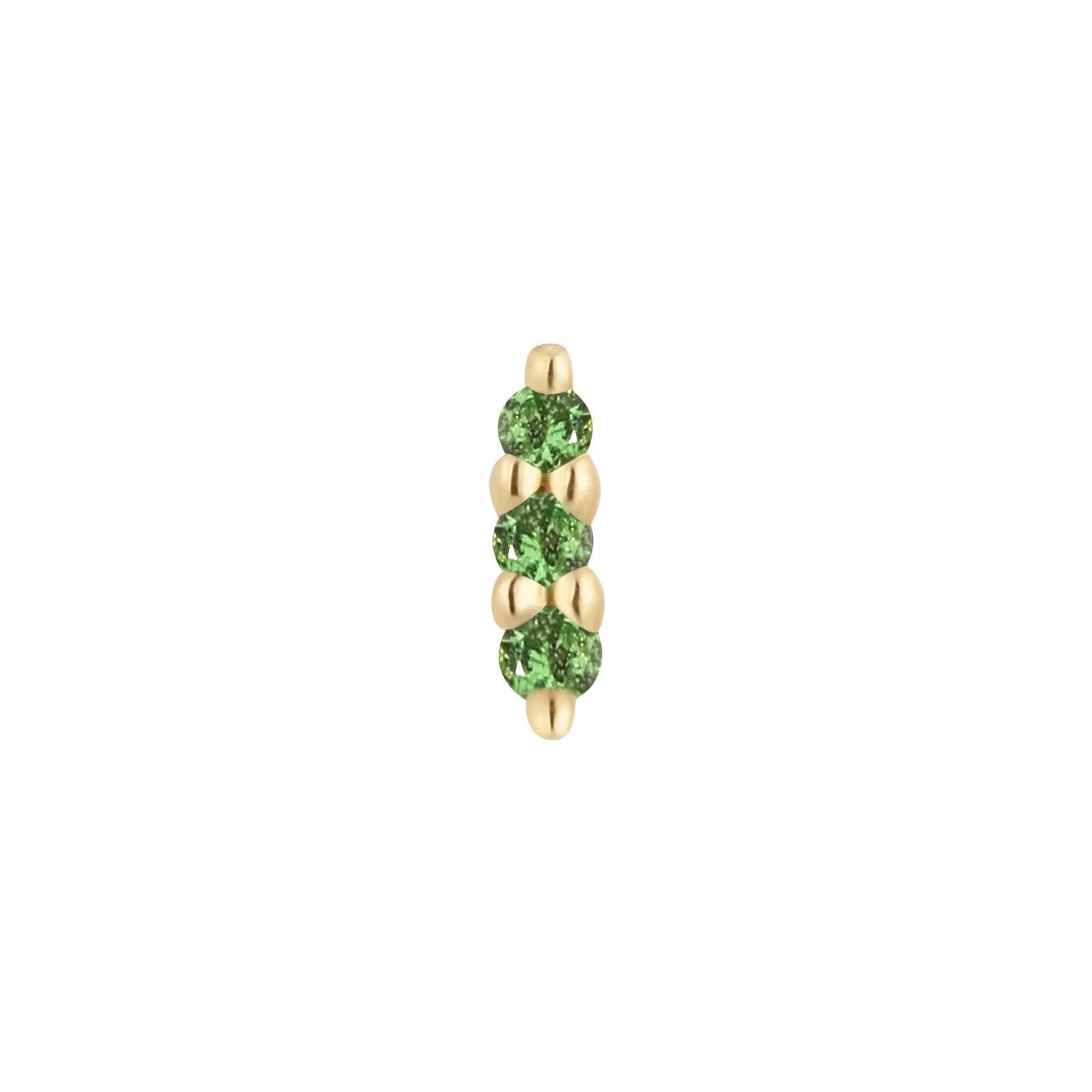 Buddha | 14k gold | Mishka 3 | Tsavorite