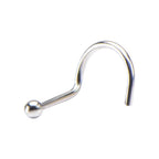 Invictus | 14k gold | Nose Screw with 2mm Ball Top