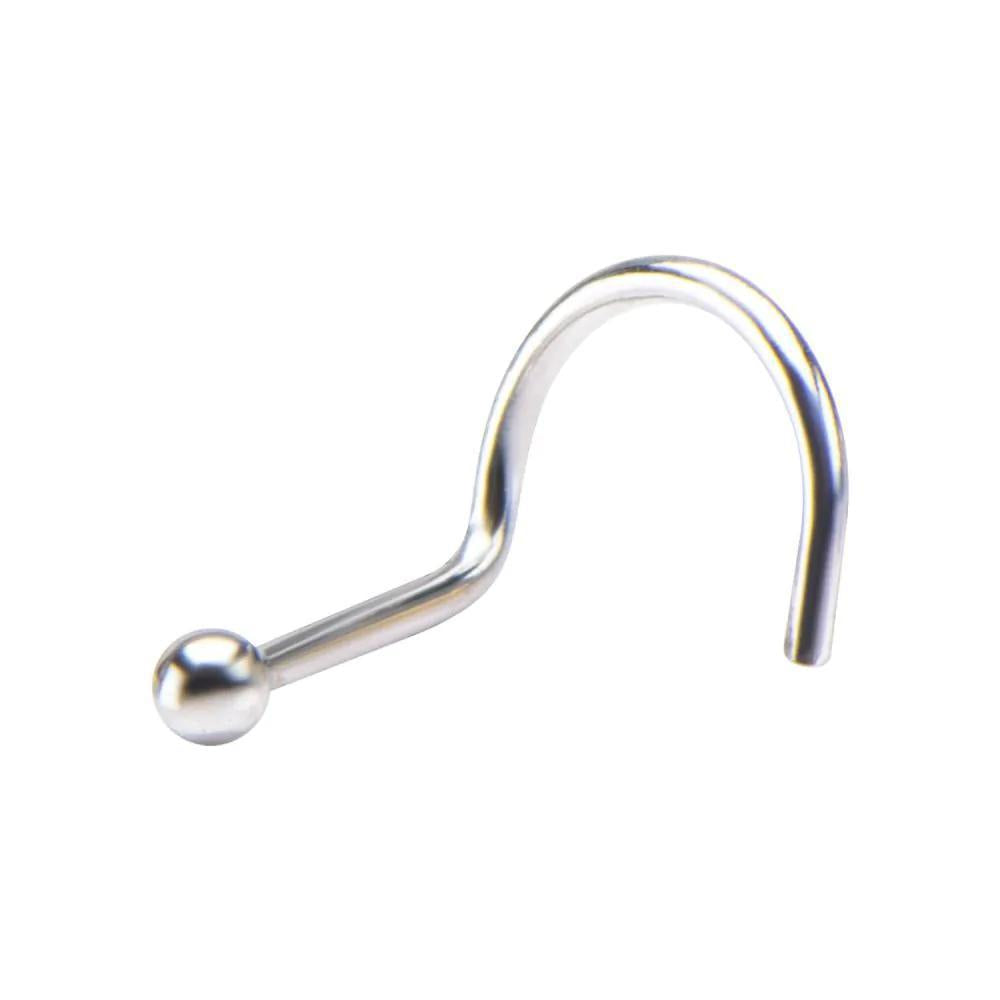 Invictus | 14k gold | Nose Screw with 2mm Ball Top