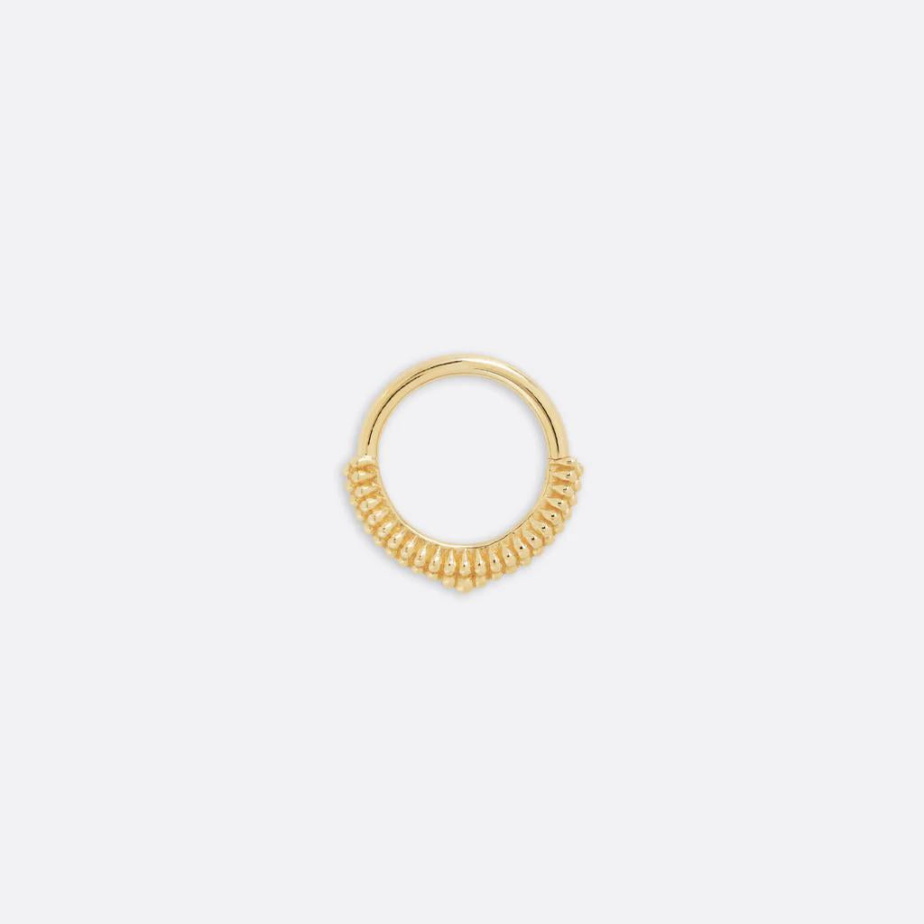 Tether | 14k gold | Petite Melange Seam Ring