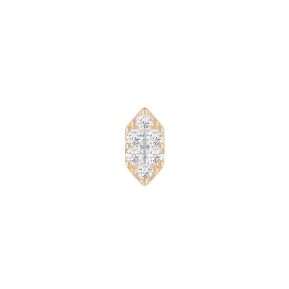 Buddha | 14k gold | Ba$h | White Diamond