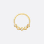 Tether | 14k gold | Nova Seam Ring | Diamond