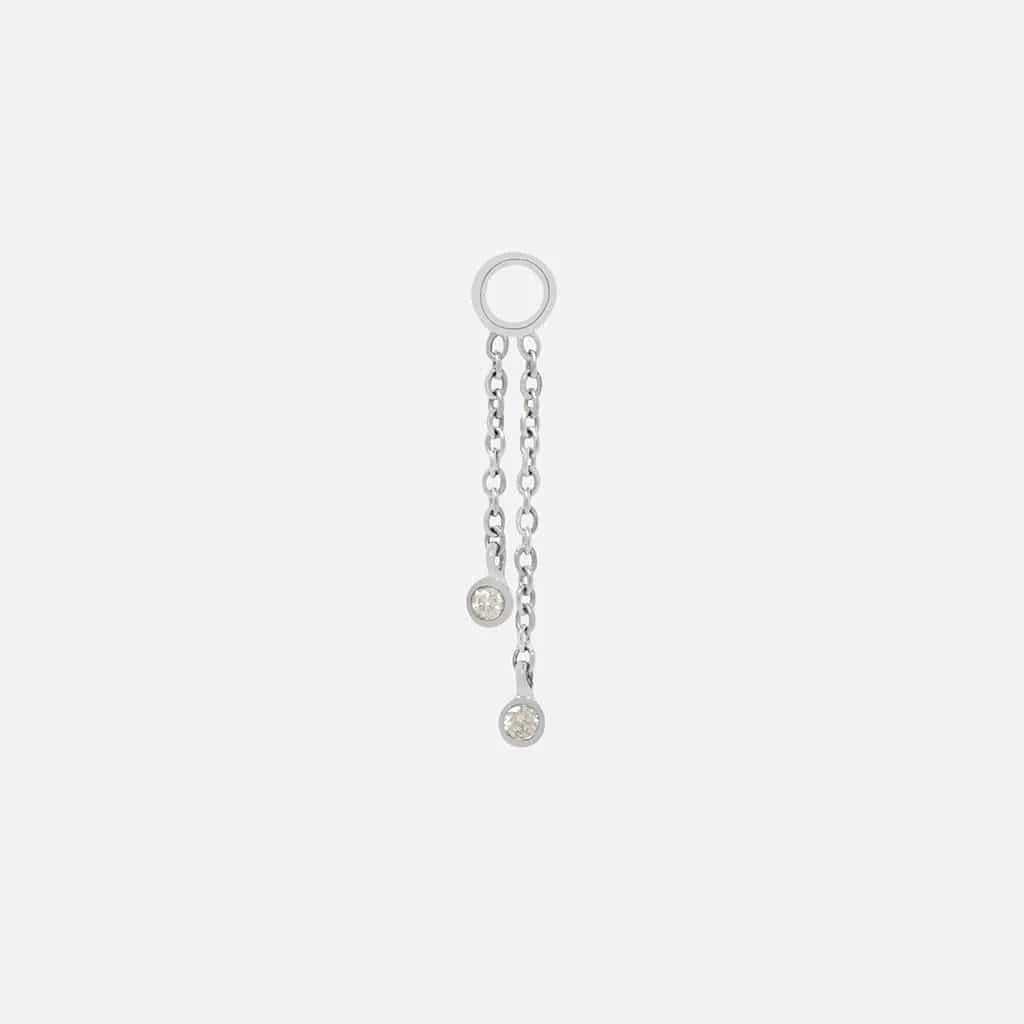 Tether | 14k gold | Gemmed Cascade 2 | Diamond