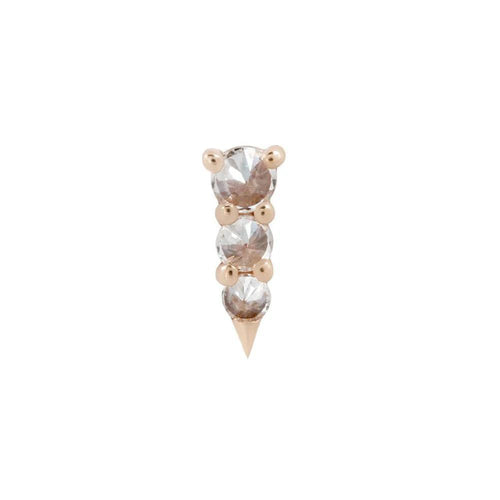 Buddha | 14k gold | Bowery Reverse Set | Swarovski Crystal CZ