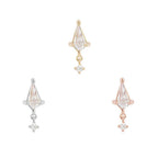 Buddha | 14k gold | It's All Happening | Clear CZ