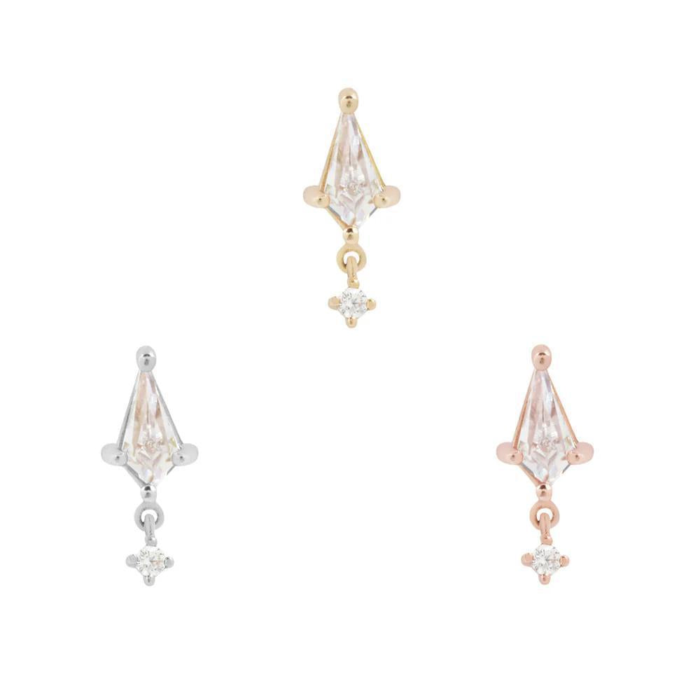 Buddha | 14k gold | It's All Happening | Clear CZ