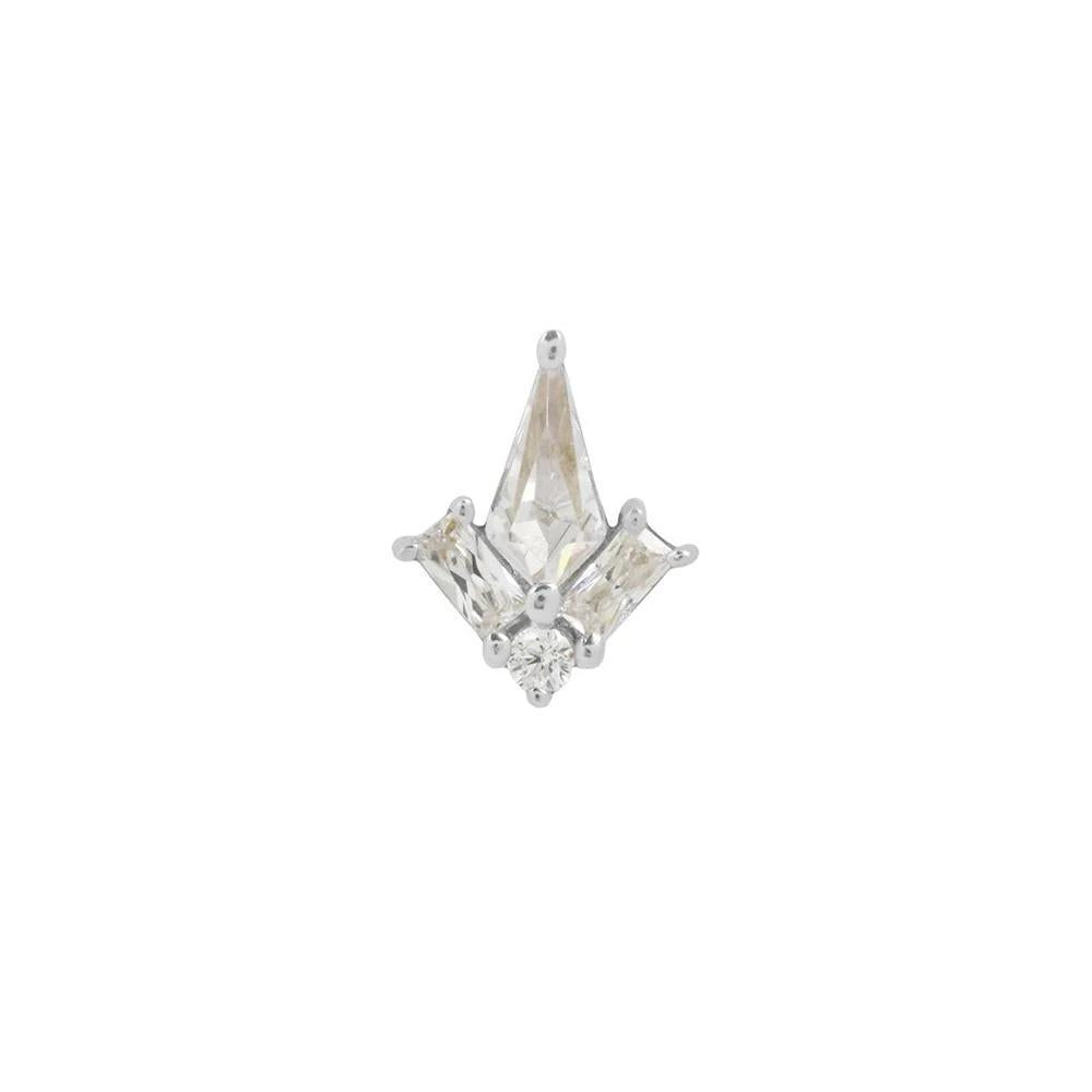 Buddha | 14k gold | L.A. Baby | Clear CZ