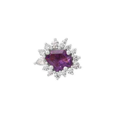 Buddha | 14k gold | Eye Candy | Amethyst + CZ