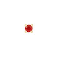 Buddha | 14k gold | Prong | Garnet