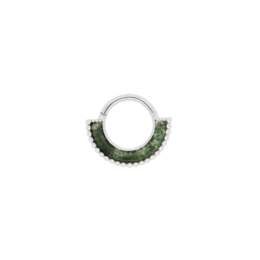 Buddha | 14k gold | Harmonic | Moss Agate