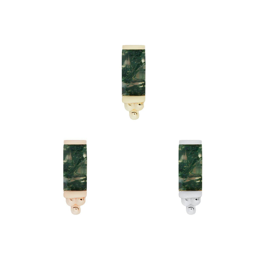 Buddha | 14k gold | Dior | Moss Agate
