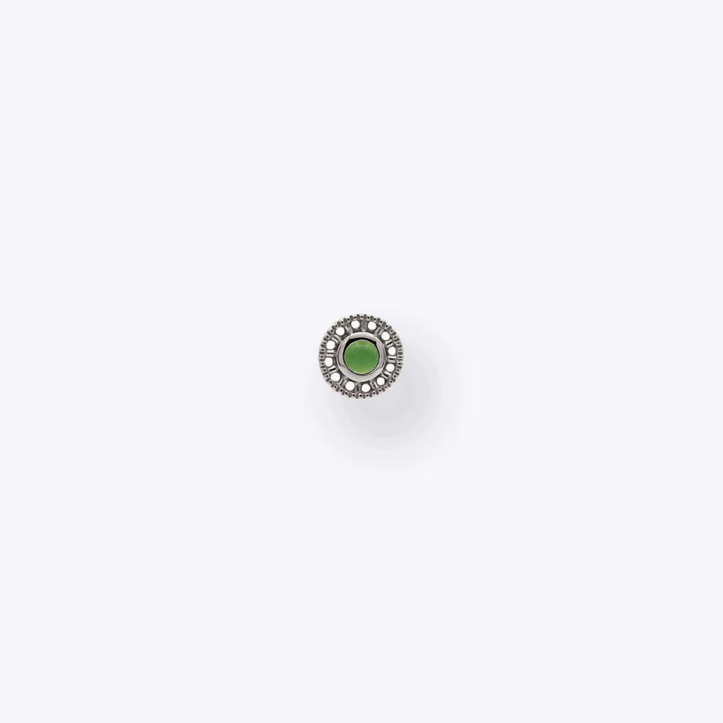 Tether | 14k gold | Omega 12 | Chrysoprase