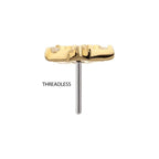 Invictus | 14k gold | Pave Set Star | CZ