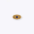 Tether | 14k gold | Nazar | Blue Sapphire