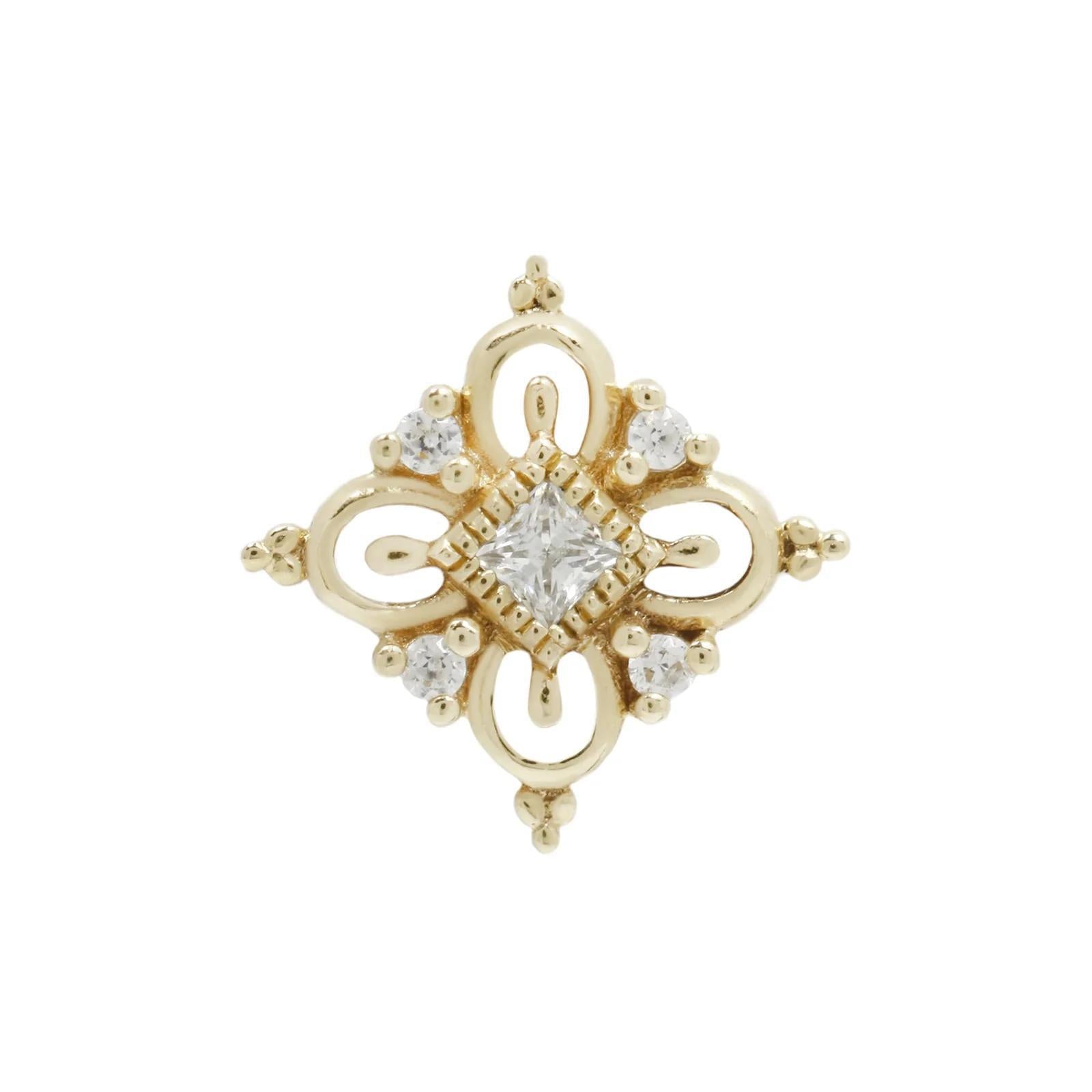 Buddha | 14k gold | Esmee | Swarovski Crystal CZ