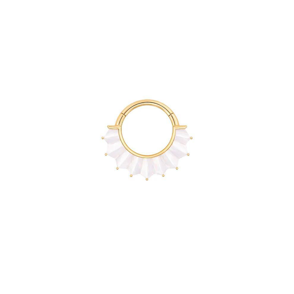Buddha | 14k gold | High Tide Clicker | Mother of Pearl