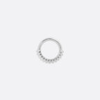 Tether | 14k gold | Petite Carbonado Seam Ring